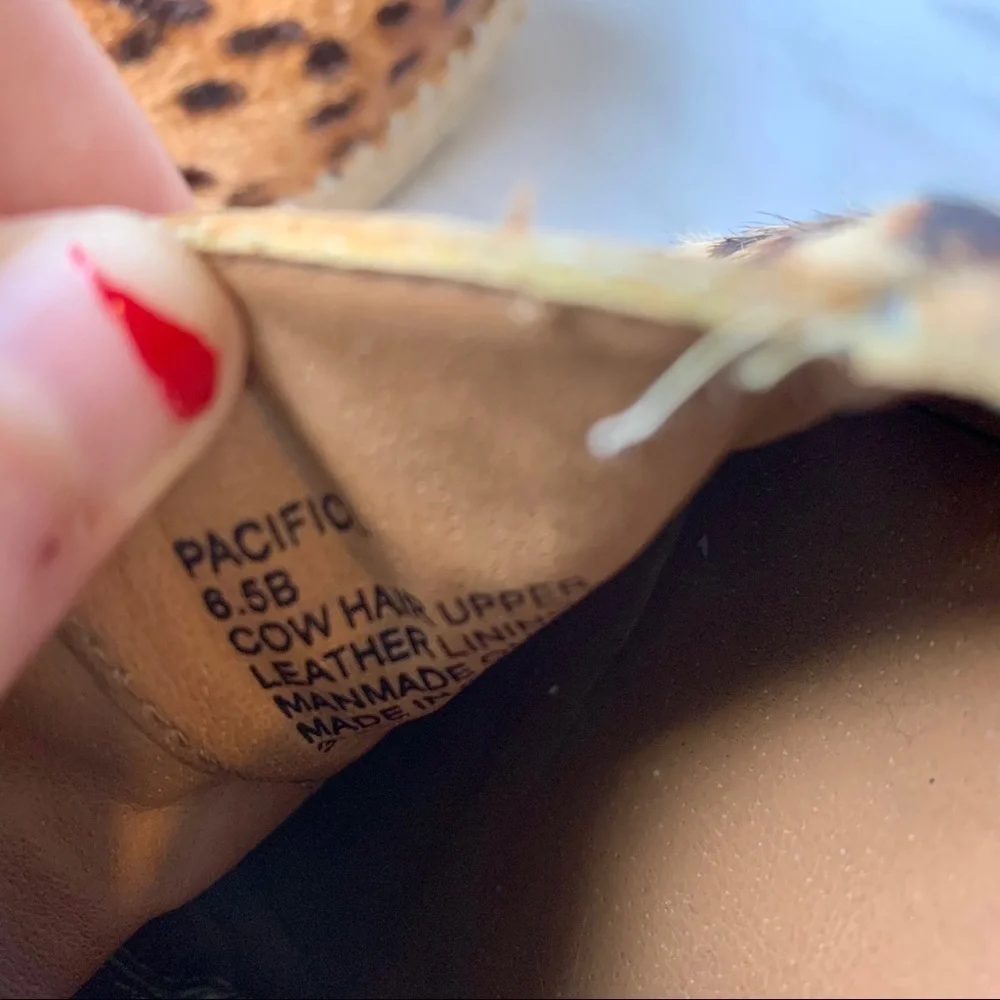 Steve Madden cheetah print espadrilles women’s 6.5